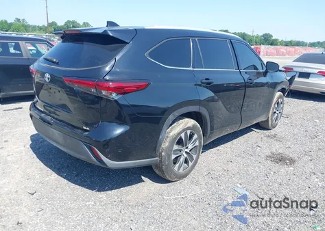 2022 Toyota Highlander Xle from USA, damaged, VIN 5TDGZRAH0NS093376